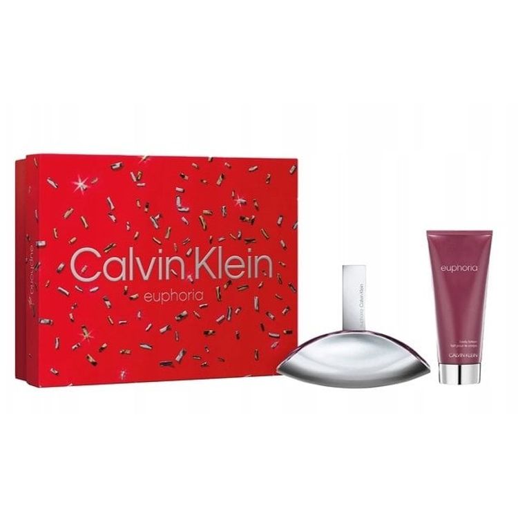 Tootefoto - Calvin Kleini komplekt Euphoria, parf mvesi, naistele, 100 ml + Euphoria, p ev ja , kehakreem, 100 ml naistele