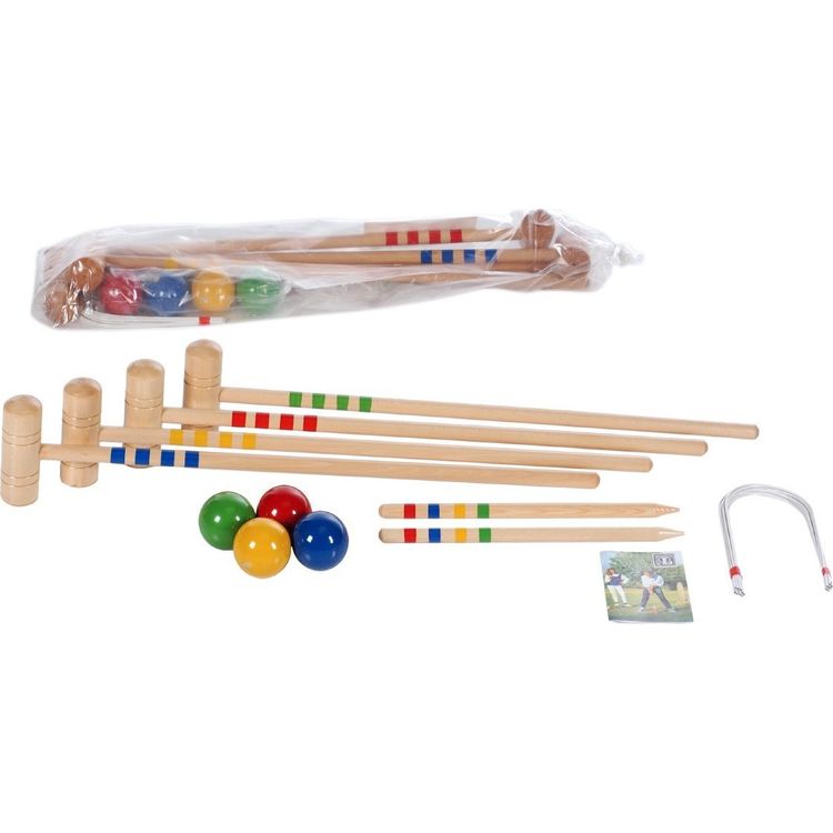 Tootefoto - Lucio Londero LONDERO kroketikomplekt 4 inimesele kandekotis