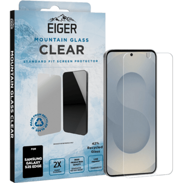 Tootefoto - Eiger SP Mountain Glass Clear Galaxy S25 Edge (EGSP01042)