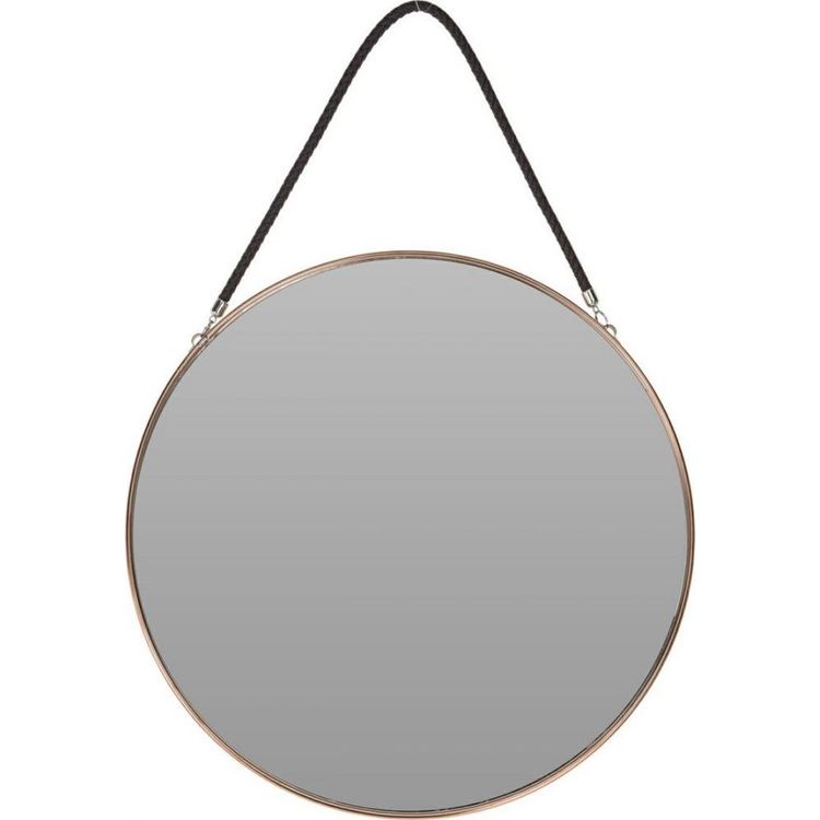 Tootefoto - H&S Dekoratsioonipeegel ribal, roosa kuld, 38 cm