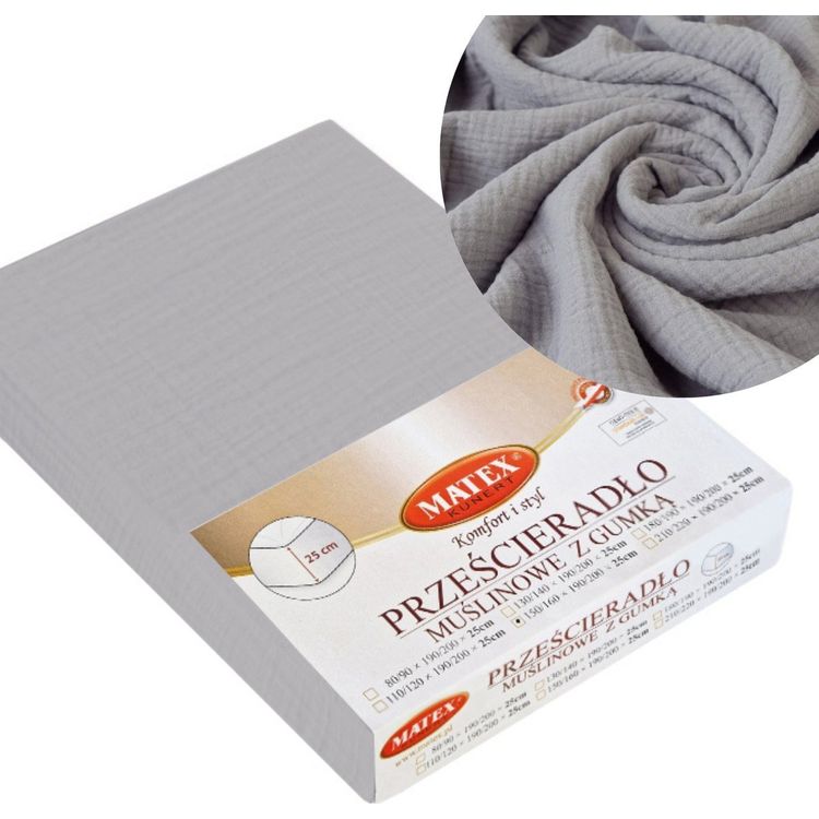 Tootefoto - Matex Shett 160 x 200 koos kustutusraviga Matex Muslin 44