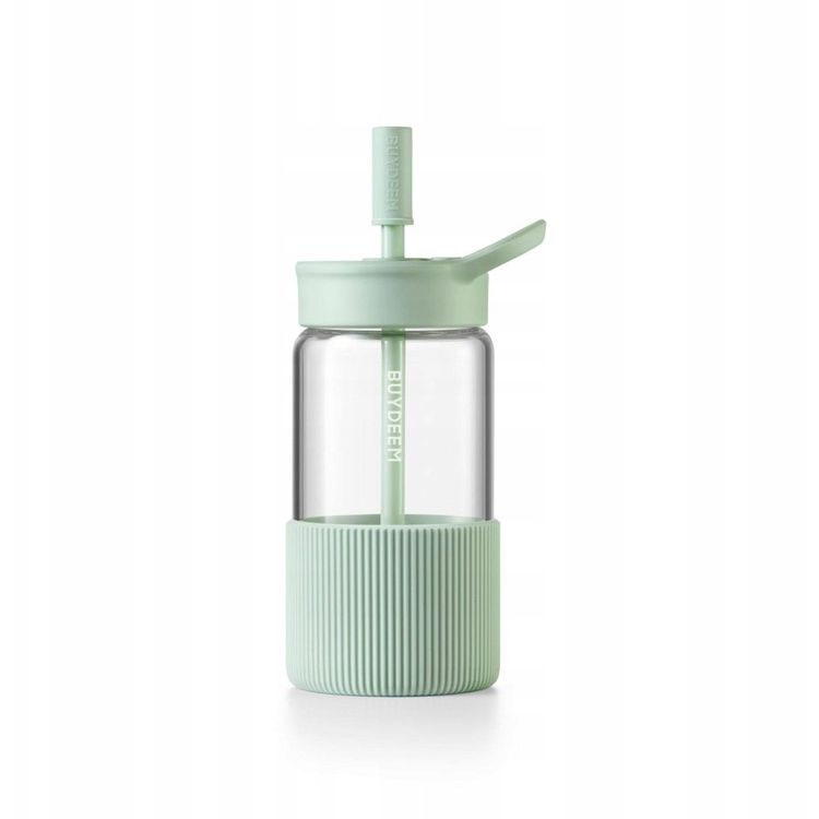 Tootefoto - BUYDEEM kaasaskantav klaask rrepudel 550 ml, mudel DG425, v rvus Cozy Greenish