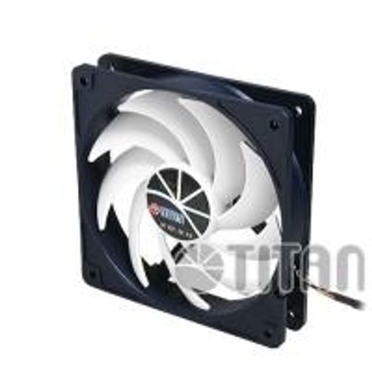 Tootefoto - Titan TFD-12025SL12Z/KU arvuti jahutuskomponent Arvuti korpus Ventilaator 12 cm Sinine, Valge