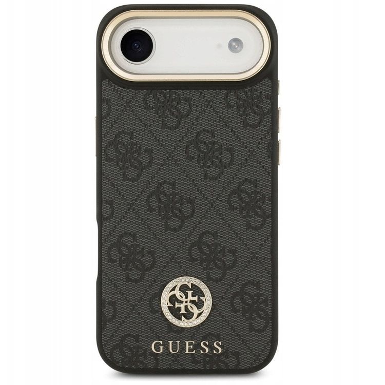 Tootefoto - Case Guess 4G Strass Logo MagSafe for iPhone Air black