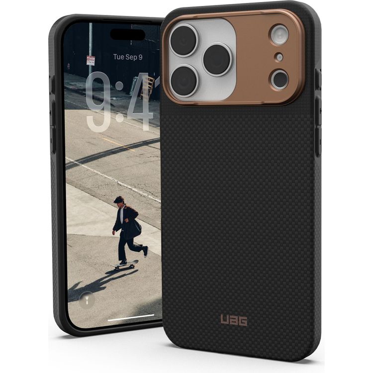 Tootefoto - Urban Armor Gear UAG Apple iPhone 17 Pro Max Fibr Armr Magsafe Kevlar Graphite/Bronze