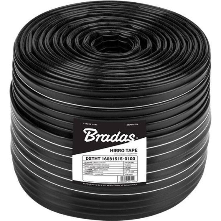 Tootefoto - Hikoki TILUTUSTEIP 16mm HIRRO TEIP 500m 16/8mil/1,5l/h/15cm