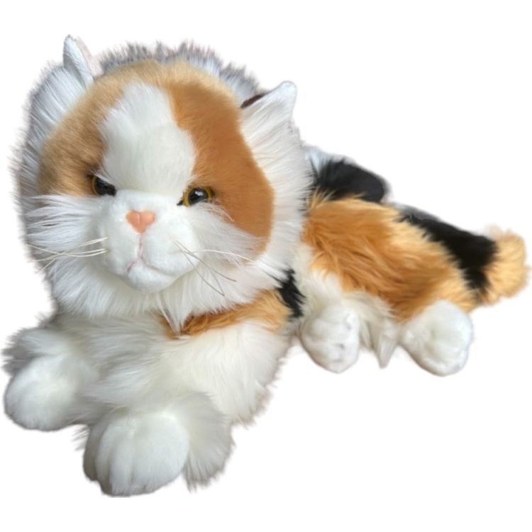 Tootefoto - Dubi Mascot Cat Calico valge ja punane pl sis m nguasi, 30cm pehme kaisukaru kiisu