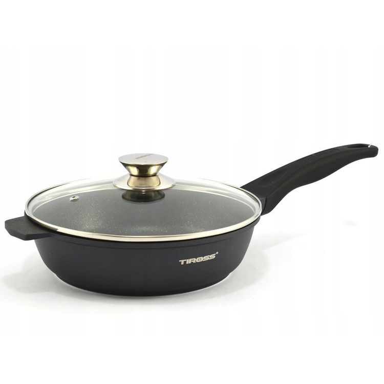 Tootefoto - Pann Tiross S gav marmorist pann 28cm gaasiga INDUCTION mittenakkuv pann TIROSS TS-1238