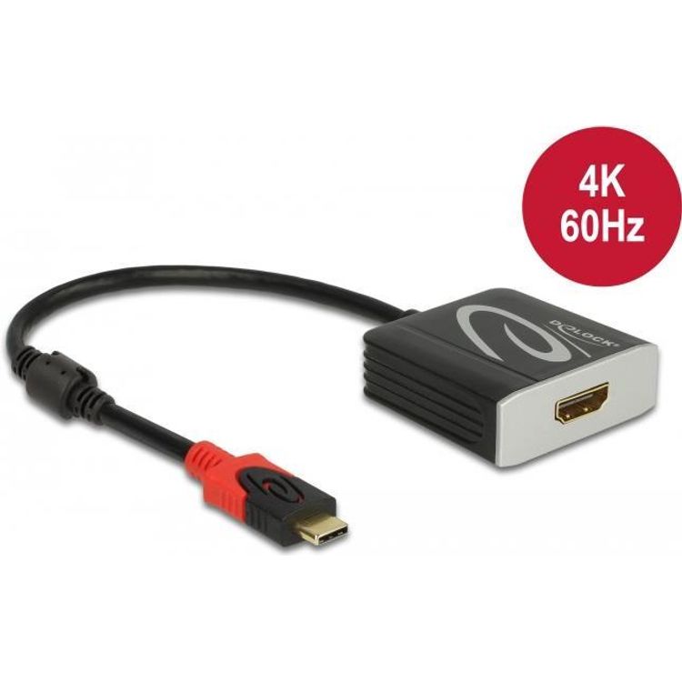 Tootefoto - DeLOCK 65400 USB-graafikaadapter Must