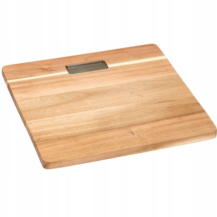 Tootefoto - Waga azienkowa Bathroom Solutions Waga azienkowa, 30 x 30 x 3,2 cm, drewno akacjowe