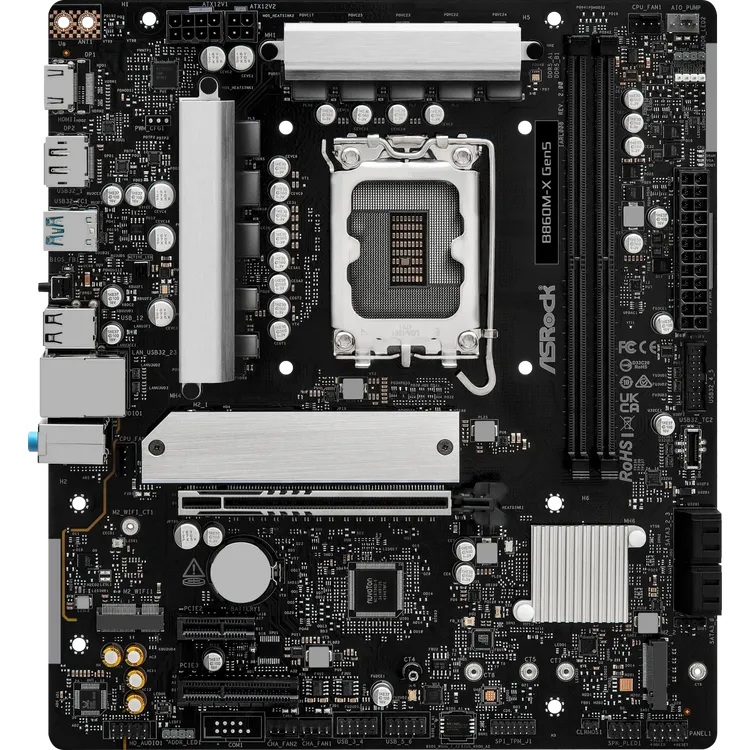 Tootefoto - ASRock B860M-X GEN5 Motherboard - Sockel LGA1851 - Intel B860 - DDR5 - Micro-ATX
