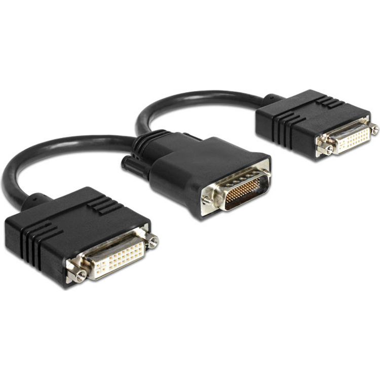Tootefoto - DeLOCK 65281 videokaabliadapter 0,2 m DMS 2 x DVI Must