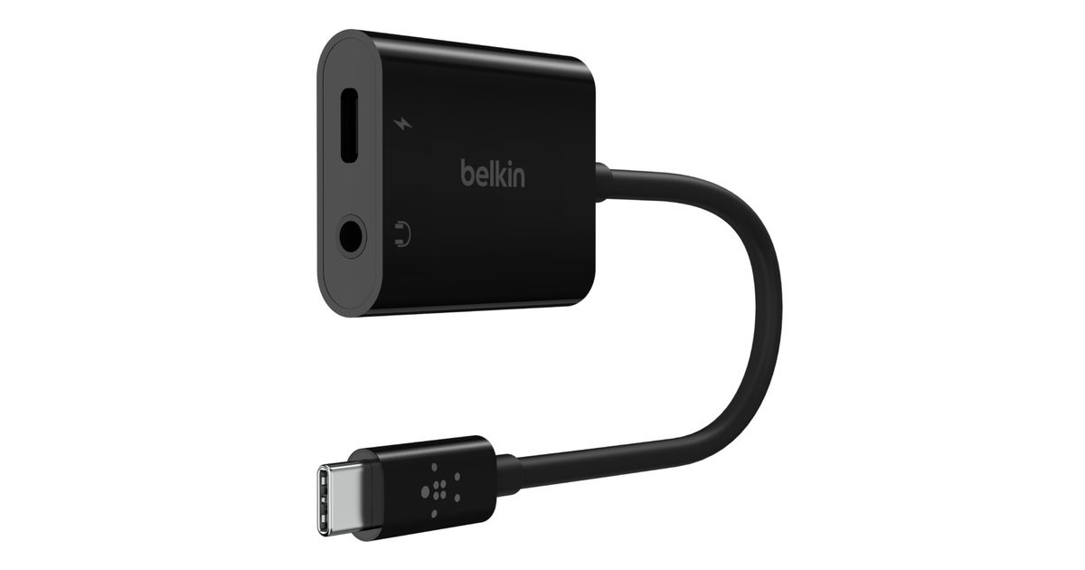 Belkin 3.5 mm Audio to USB-C Cable Black, Black