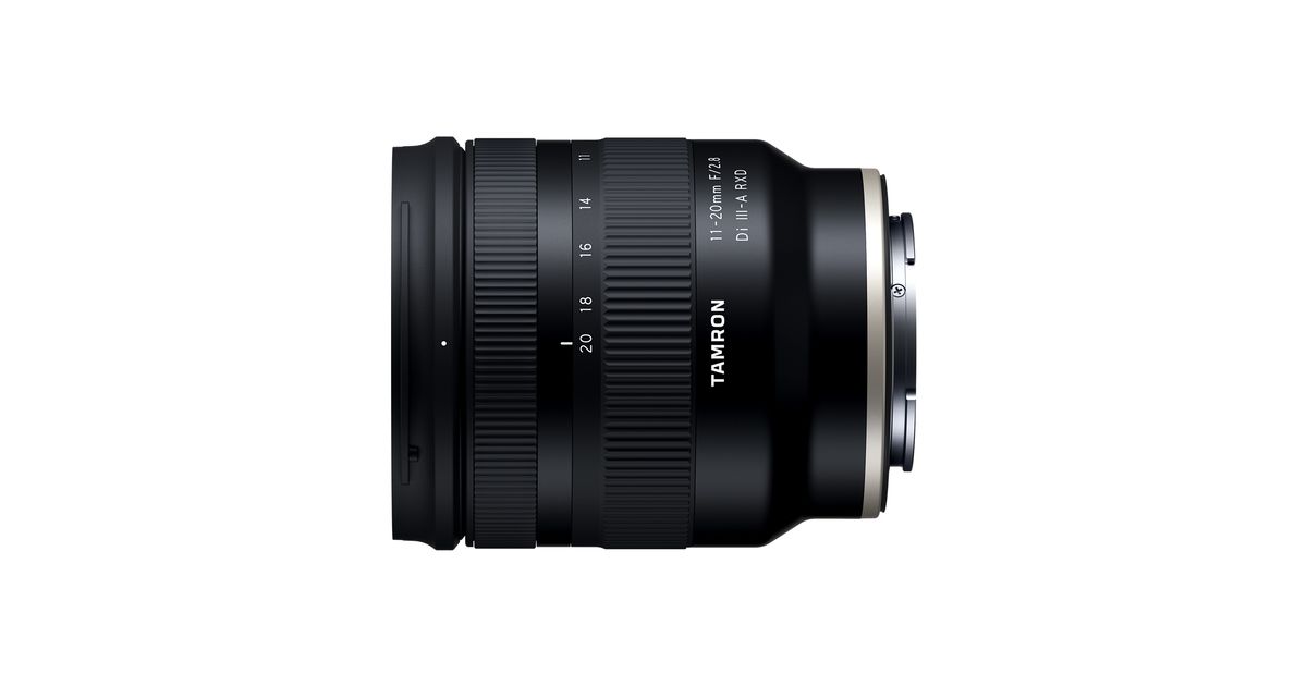 Tamron 11-20mm F/2.8 Di III-A RXD MILC Ultra-wide lens Black