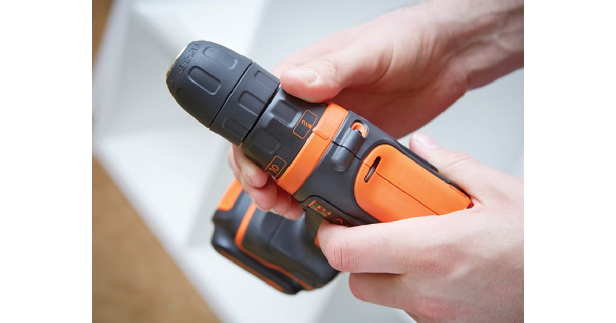 Black & Decker Bdcdd12kb-qw Cordless Impact Drill Orange