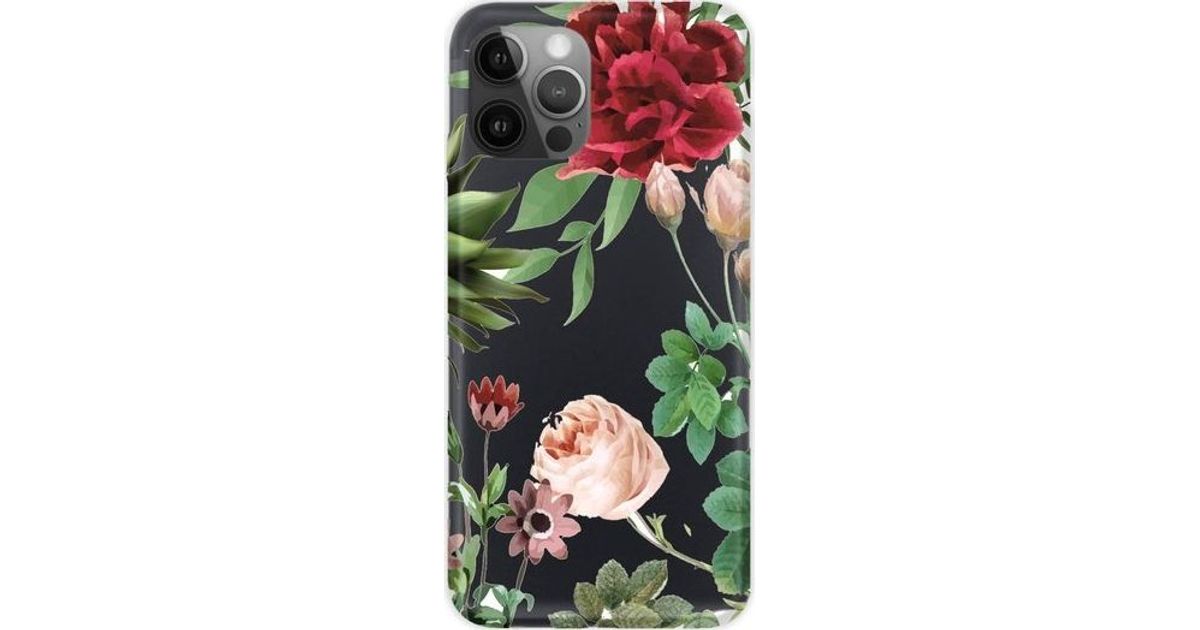 CaseGadget CASE OVERPRINT RED ROSE AND LEAVES IPHONE 12 PRO MAX