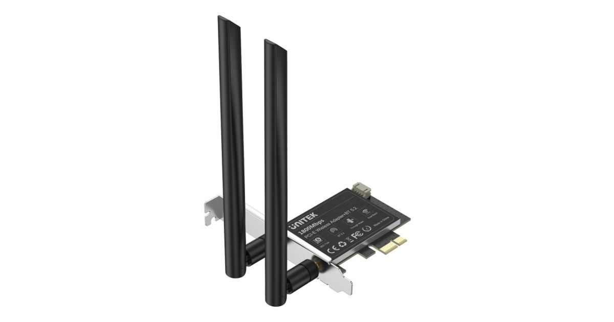 Unitek WiFi 6 network card for PCIE, BT 5.2 MT Shop