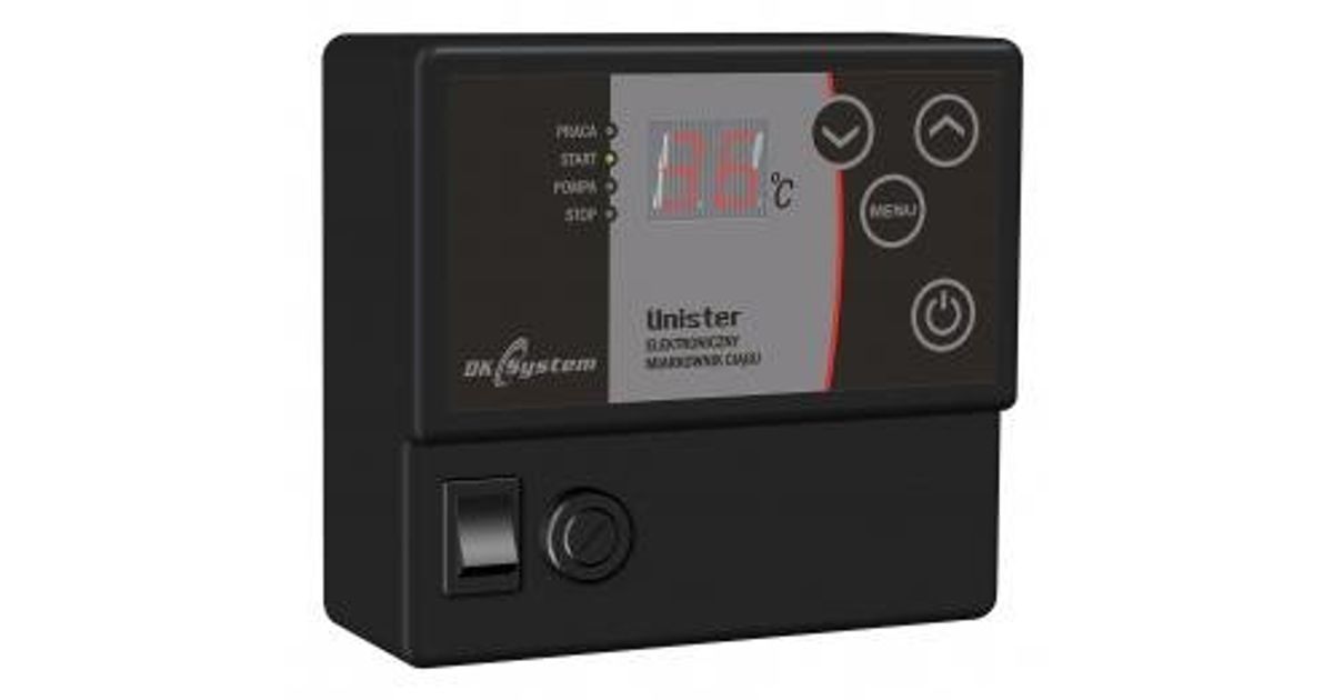 DK System Electronic UNISTER solid fuel boiler draft regulator