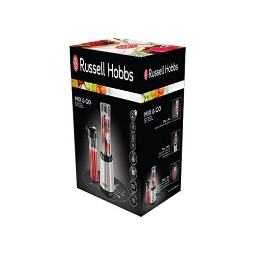 Russell Hobbs Mix & Go Tabletop blender Black, Silver 0.6l W – blenders  (Stainless steel)
