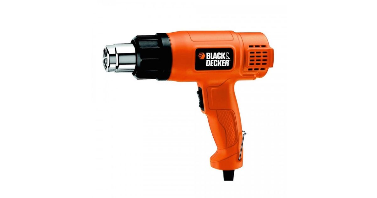 Black Decker KX1650 heat gun 740 l min 600 C 1750 W Red Hot