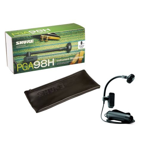 Shure PGA98HXLR Instrument Microphone, Condenser, Cardioid, Gooseneck