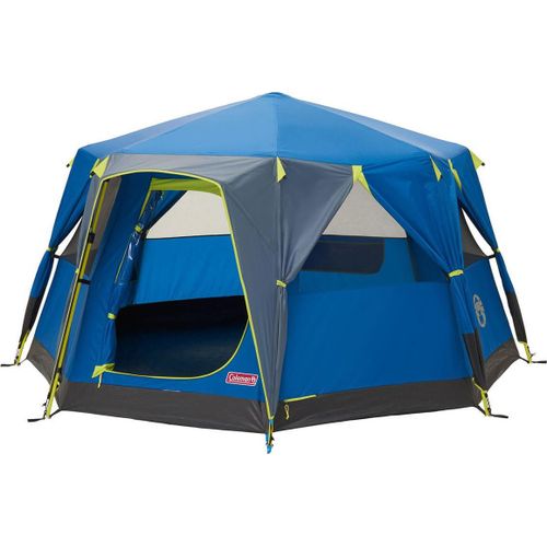 Tente Tunnel Coleman Galiano 2 Personnes - Bleu Et Blanche - Neuve