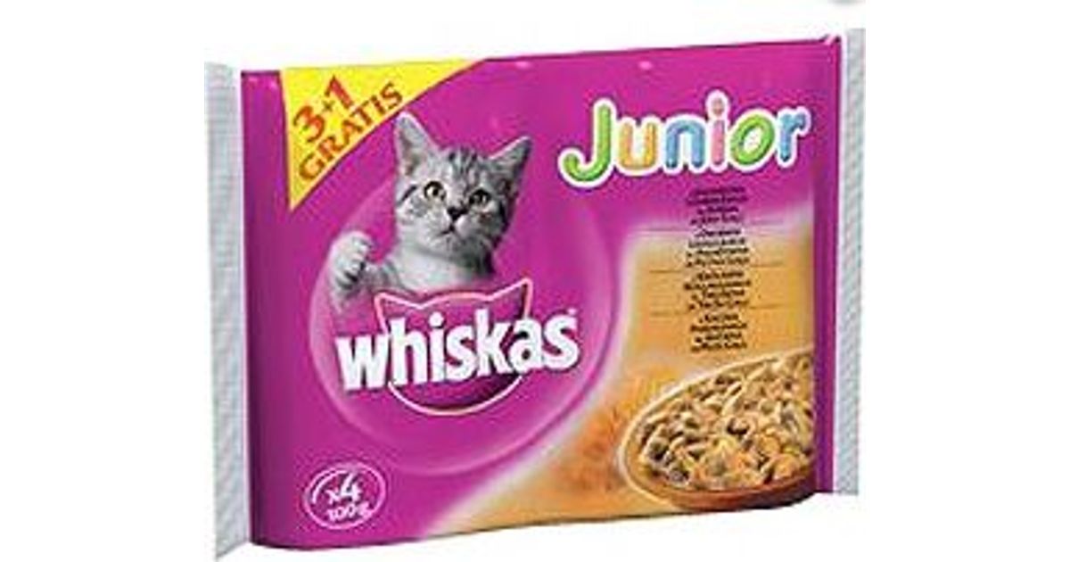 Whiskas Junior w sosie 4x100g Toit Kassid Lemmikloomatooted MT Shop