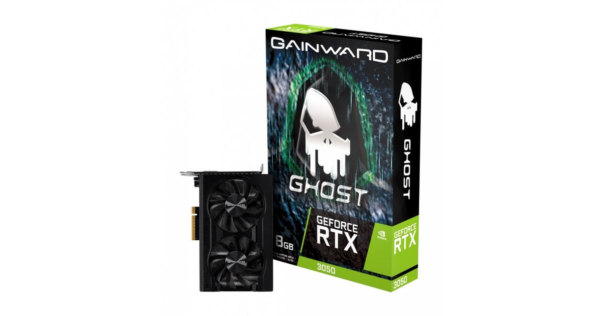 Gainward GeForce RTX 3050 Ghost NVIDIA 8 GB GDDR6 - Graphics cards