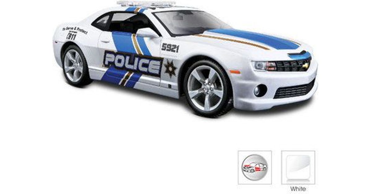 Maisto 1/18 – Chevrolet Camaro SS RS Police 2010 – Voiture De Patrouille Musclée Collection Maisto
