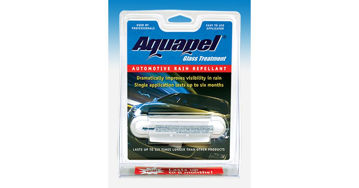 Automotive Rain Repellent Applications - Aquapel Glass Treatment