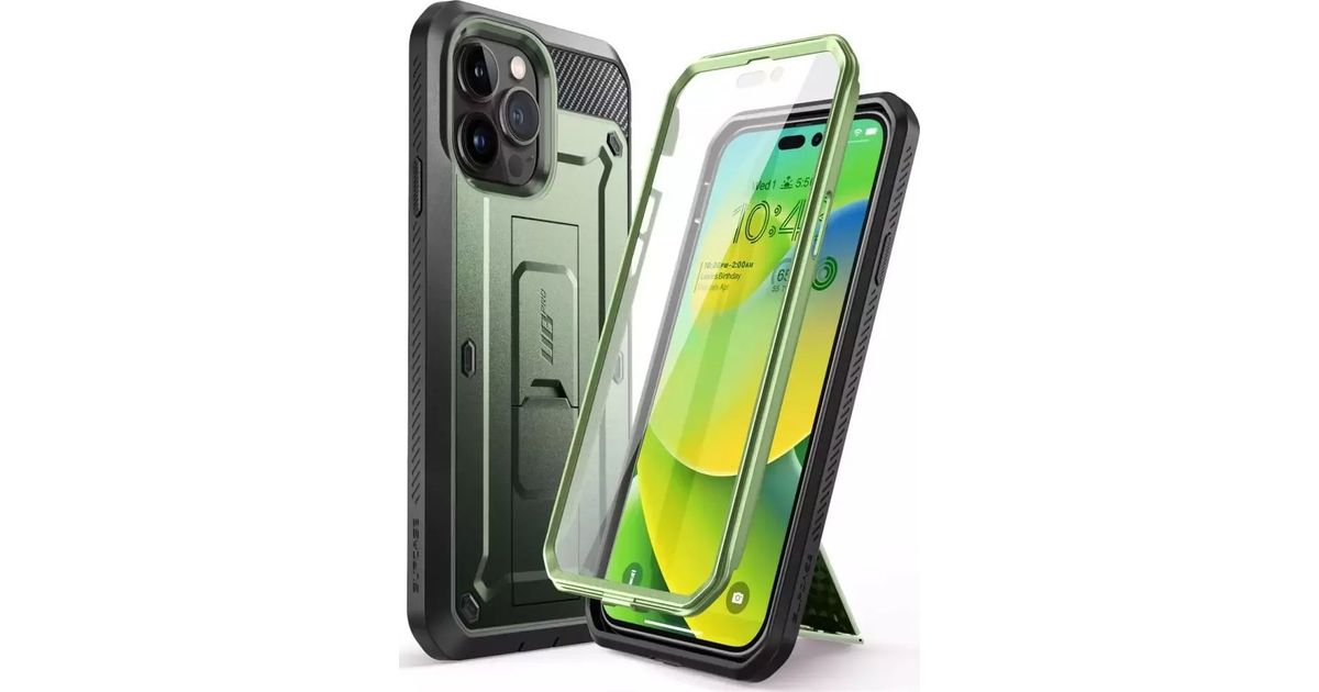 Supcase Unicorn Beetle Pro case for Apple iPhone 14 Pro Guldan