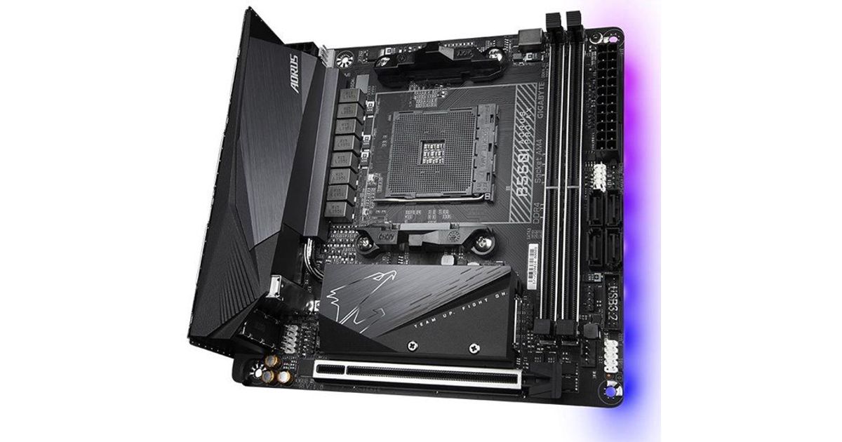 Gigabyte B550I AORUS PRO AX AMD B550 Socket AM4 mini ITX Motherboards Motherboards