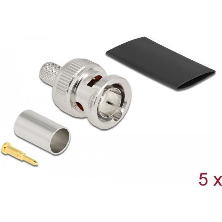 Tootefoto - DeLOCK 90025 koaksiaalpistik hendus BNC 5 tk 75