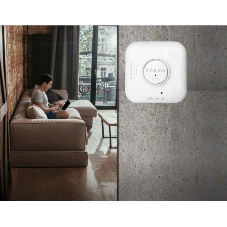 Tootefoto - Orno Czujnik gazu LPG, 230 V AC, ywotno czujnika 5 lat, Tuya Smart Wi-Fi