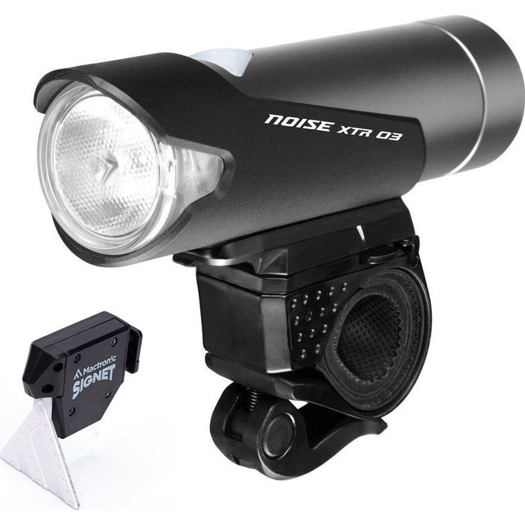 Tootefoto - MacTronic Front bicycle lamp, Mactronic NOISE XTR 04, 712 lm, rechargeable, set (battery, holder), blister