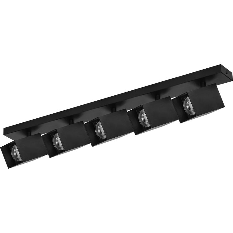 Tootefoto - Orno KUBAR SP 5 laelamp, seina- ja laekinnitus, 5xGU10, IP20, must