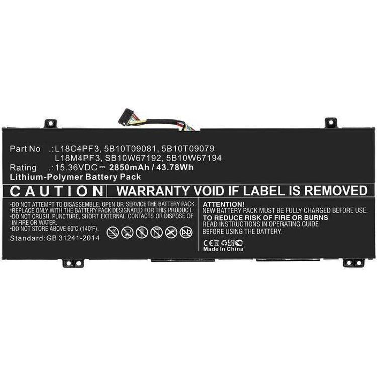 Tootefoto - CoreParts Laptop Battery 43.78Wh Li-ion 15.36V 2850mAh Black - Batterie - 2.850 mAh (5B10W67415-CP)