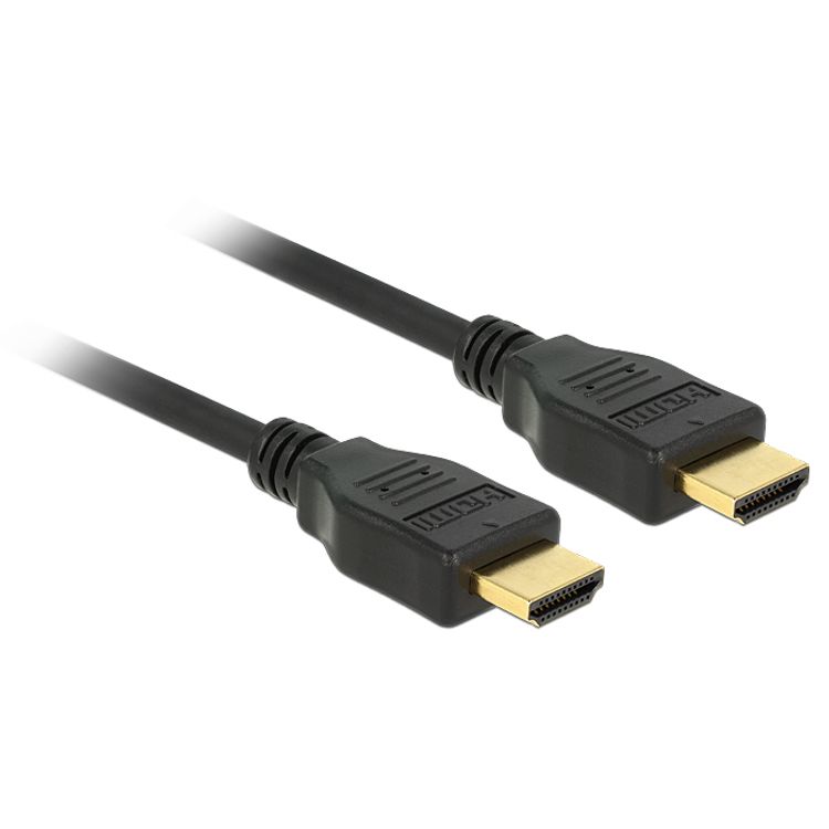 Tootefoto - DeLOCK 84713 HDMI-kaabel 1 m HDMI t p A (Standard) Must