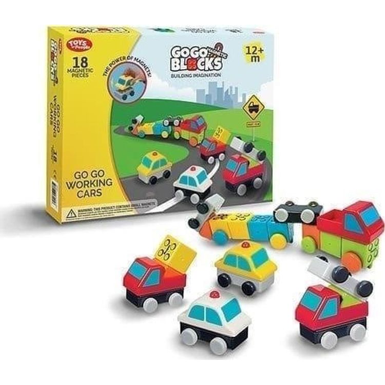 Tootefoto - Magnetplokid liikuvad autod 18el