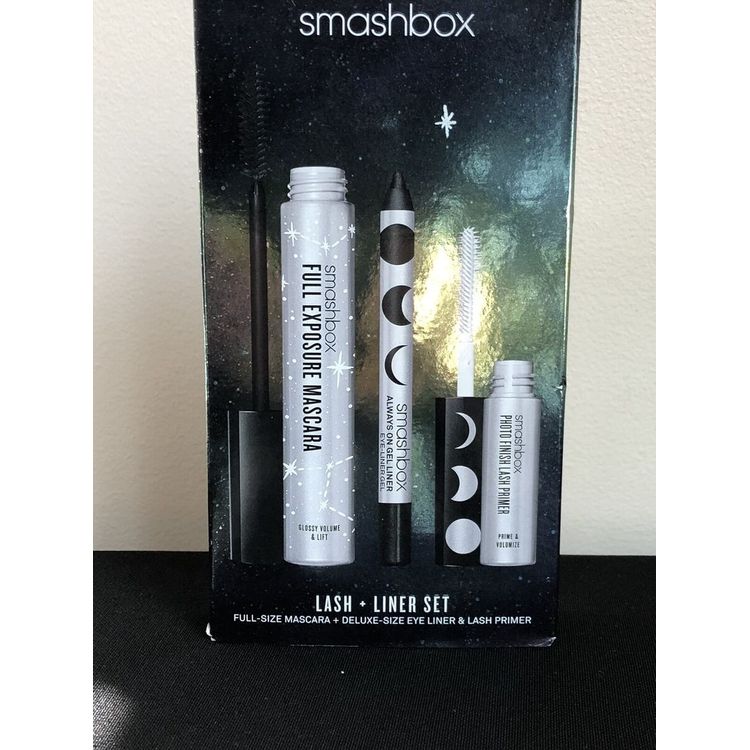 Tootefoto - Smashboxi komplekt Smashbox: fotoviimistlus, ripsmepraimer, 4 ml + alati sees, geelpliiatsiga silmapliiats, pruulitud, 1,2 g + t iss ritus, veekindel, vol mi andev, ripsmetu , mu