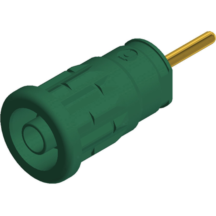 Tootefoto - Sks Hirschmann Sep 2630 S1,9 Safety Jack Socket Socket, Vertical Vertical Pin Diameter: 4 Mm Green 1 Pc(S)
