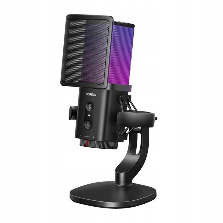 Tootefoto - UGREEN CM581 arvutimikrofon 24-bit/96kHz USB-C RGB (must)