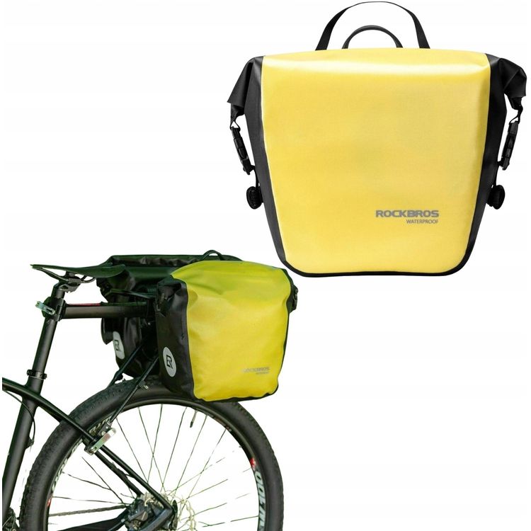 Tootefoto - RockBros Rockbros AS-003-1Y jalgrattakott larihmaga, paigaldus ees/taga, 10-14l - kollane