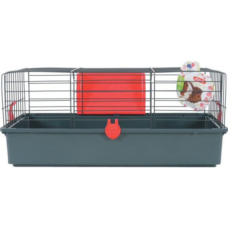 Tootefoto - Zolux Cage CLASSIC 70 cm col. grey/red