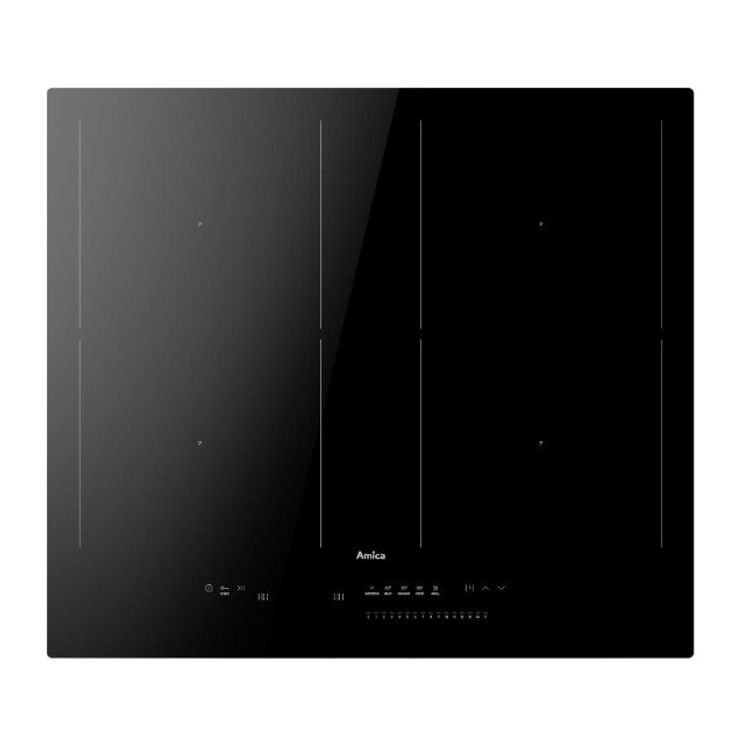 Tootefoto - Amica DI 6415 SBB pliidiraud Must Sisseehitatud 57.6 cm Tsooniga induktsioonplaat 4 tsoon(id)