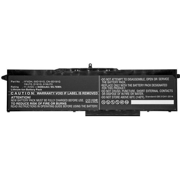 Tootefoto - CoreParts Laptop Battery 95.76Wh Li-ion 11.4V 8400mAh Black - Batterie - 8.400 mAh (D191G-CP)