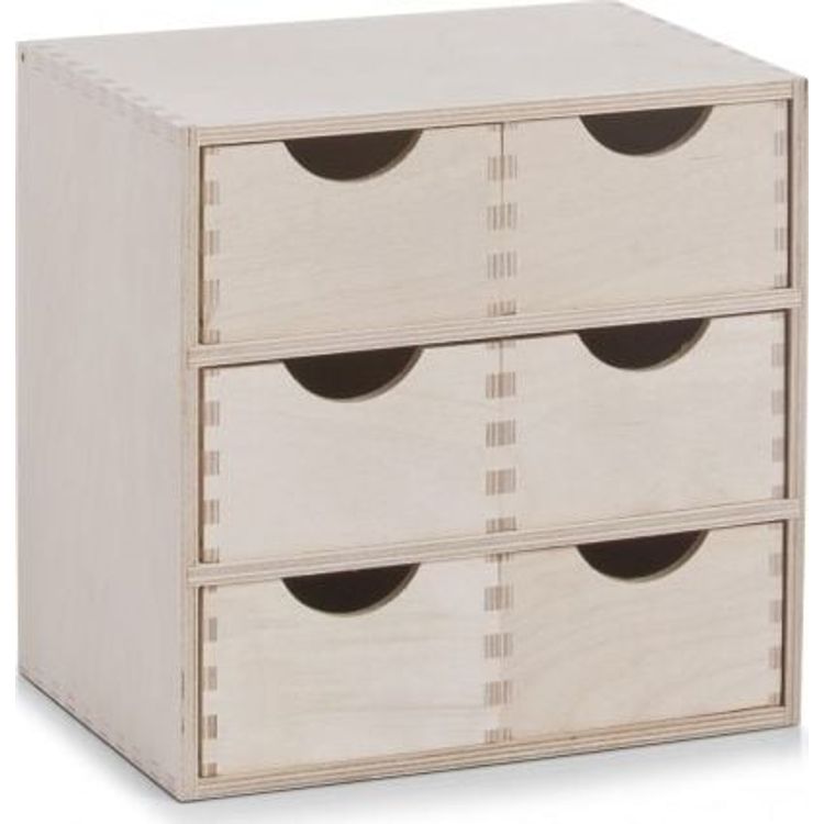 Tootefoto - Zeller 6 sahtliga kummut, 20x28x27,5 cm