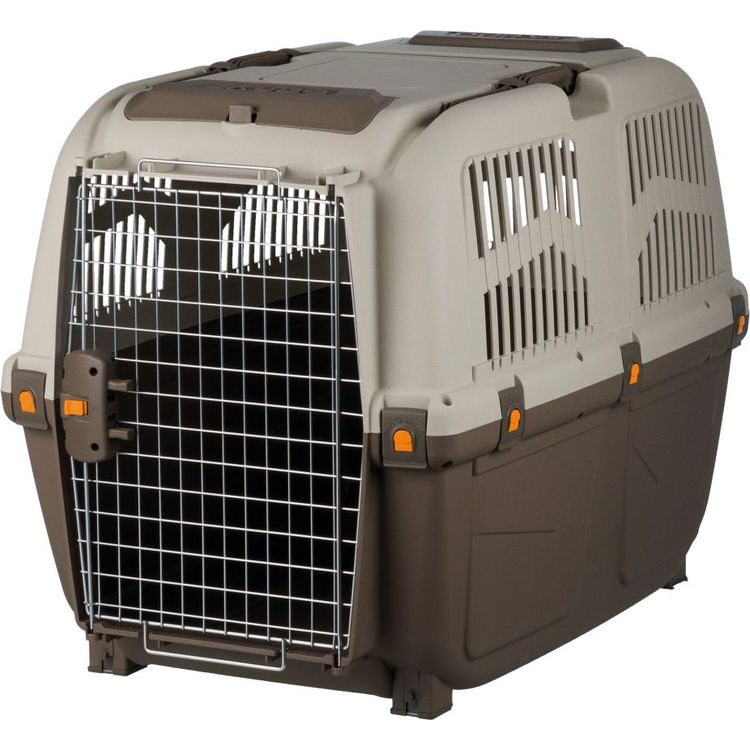 Tootefoto - Trixie Transporter "Skudo" 70x63x92cm ciemnoszary-piaskowy