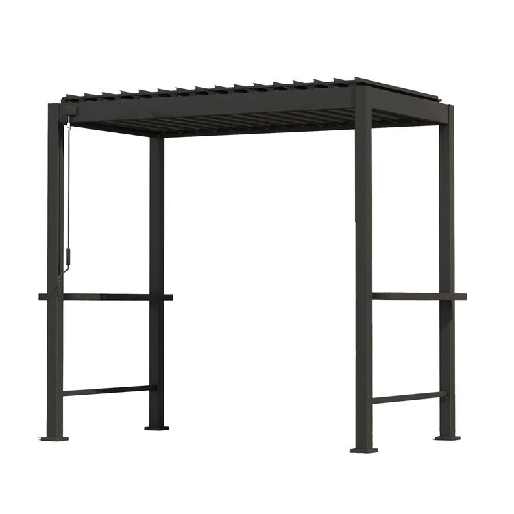 Tootefoto - Varikatus MIRADOR BBQ 2,55x1,5m, tumehall