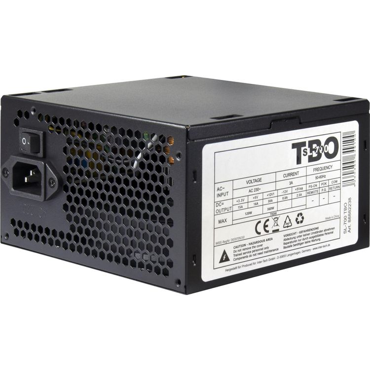 Tootefoto - Inter-Tech Netzteil SL-700 Plus ATX 700W schwarz - PC-/Server Netzteil (88882238)